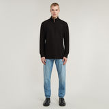 G-STAR Outlet Half Zip Tweeter Black