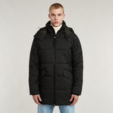 G-STAR Outlet G-Whistler Padded Hooded Parka Black