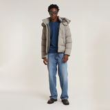G-STAR Outlet G- Whistler Padded Hooded Jacket 2.0 Beige