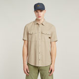 G-STAR Outlet Marine Slim Shirt Beige
