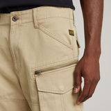 G-STAR Outlet Rovic Zip Relaxed Shorts Beige