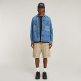 G-STAR Outlet Rovic Zip Relaxed Shorts Beige