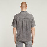 G-STAR Outlet Slanted Double Pocket Regular Shirt Grey