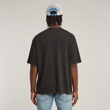 G-STAR Outlet Overdyed Center Chest Boxy T-Shirt Black