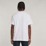 G-STAR Outlet Stairs Graphic Loose T-Shirt White