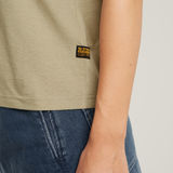 G-STAR Outlet Open V Relaxed Top Beige