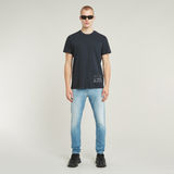 G-STAR Outlet Camiseta Shipping Graphic Overdyed Azul oscuro