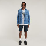 G-STAR Outlet Stairs Graphic Loose T-Shirt White