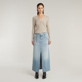 G-STAR Outlet Deep V Slim Top Beige