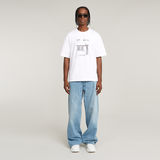 G-STAR Outlet Shipping Graphic Boxy T-Shirt White