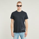 G-STAR Outlet Camiseta Shipping Graphic Overdyed Azul oscuro
