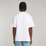 G-STAR Outlet Shipping Graphic Boxy T-Shirt White