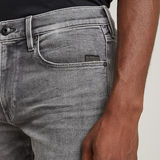 G-STAR Outlet Shorts 3301 Slim Denim Gris