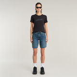 G-STAR Outlet Camiseta Embro Logo Negro