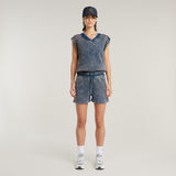 G-STAR Outlet Shorts Overdyed Sweat Azul intermedio