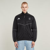 G-STAR Outlet Football Track Top Zip Thru Black