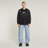 G-STAR Outlet Football Track Top Zip Thru Black