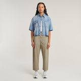 G-STAR Outlet Remix Shirt Side Slits Light blue