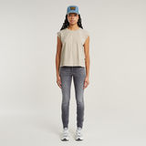 G-STAR Outlet Top Back Zip Overdyed Beige