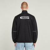 G-STAR Outlet Football Track Top Zip Thru Black