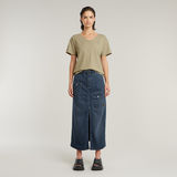 G-STAR Outlet Open V Relaxed Top Beige