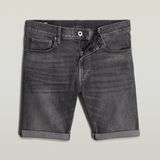 G-STAR Outlet 3301 Slim Denim Shorts Grey