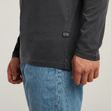 G-STAR Outlet Garment Dyed Chest Logo T-Shirt Black