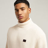G-STAR Outlet Pullover Turtle Knitted Sweater Beige