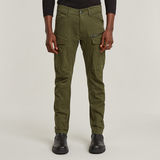 G-STAR Outlet Zip Cargo Pants 3D Tapered Green