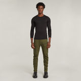 G-STAR Outlet Zip Cargo Pants 3D Tapered Green