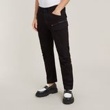 G-STAR Outlet Zip Cargo Pants 3D Tapered Black