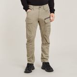 G-STAR Outlet Zip Cargo Pants 3D Tapered Beige