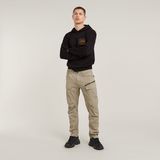 G-STAR Outlet Zip Cargo Pants 3D Tapered Beige