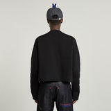 G-STAR Outlet Cuello redondo recortado unisex WVB Negro