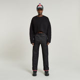 G-STAR Outlet Cuello redondo recortado unisex WVB Negro