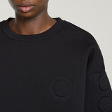 G-STAR Outlet Cuello redondo recortado unisex WVB Negro