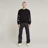 G-STAR Outlet Sudadera Unisex Oversized WVB Negro