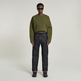 G-STAR Outlet Cuello redondo recortado unisex WVB Verde