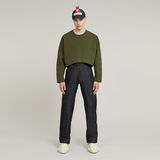 G-STAR Outlet Cuello redondo recortado unisex WVB Verde