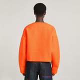 G-STAR Outlet Cuello redondo recortado unisex WVB Naranja