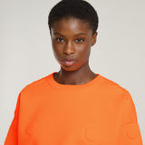 G-STAR Outlet Cuello redondo recortado unisex WVB Naranja