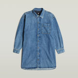 G-STAR Outlet Vestido Oversized Denim Azul intermedio