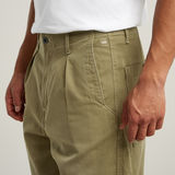 G-STAR Outlet Pleated Chino Relaxed Green