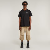 G-STAR Outlet Fatigue 3D Relaxed Short Beige