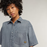 G-STAR Outlet Camisa Relaxed Azul intermedio