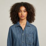G-STAR Outlet 1 Pocket Overall Medium blue