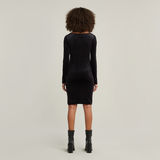 G-STAR Outlet Velvet Slim Dress Black