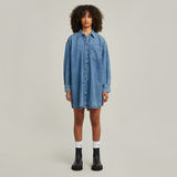 G-STAR Outlet Vestido Oversized Denim Azul intermedio