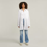 G-STAR Outlet Oversized Boyfriend Shirt White