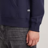 G-STAR Outlet Originals Logo Hoodie Dark blue